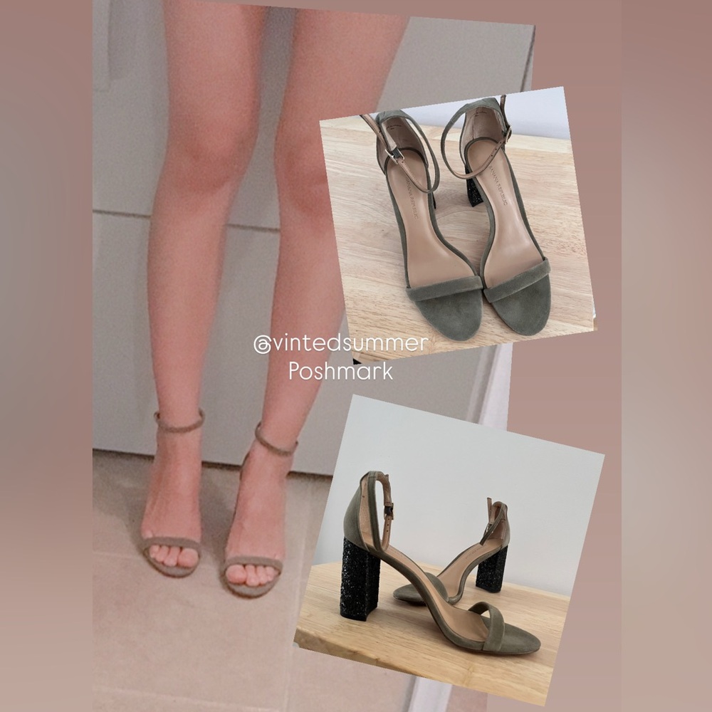 Sweet Sparkle Banana Republic Suede Heels New 💚 en Suède Pointure 6, Neuf